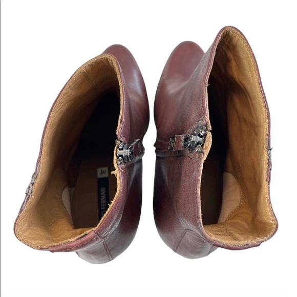 SOLD Alberto Fermani Whiskey Leather High Heel Ankle Boots - Picture 7 of 10